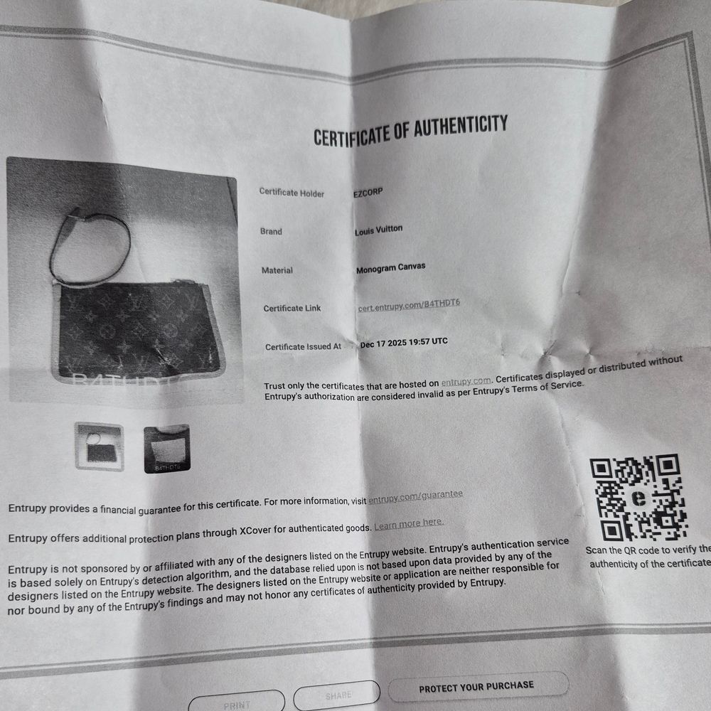 Authentic Louis Vuitton Monogram Carryall Pochette - Picture 10 of 10